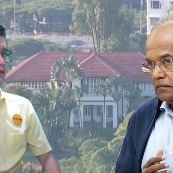 Charles Yeo on Shanmugam and Ridout Rd