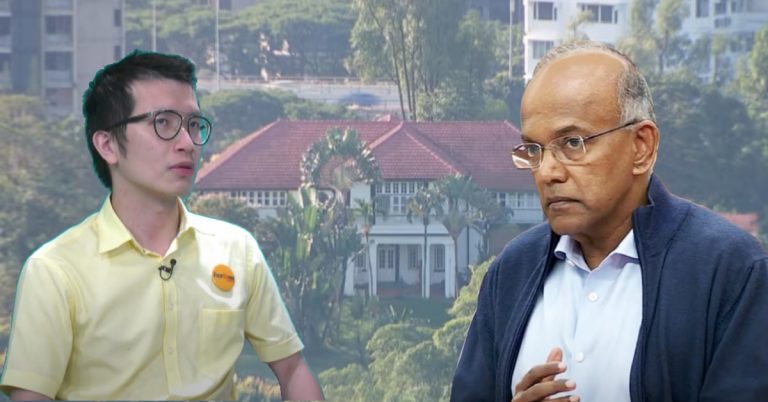 Charles Yeo on Shanmugam and Ridout Rd