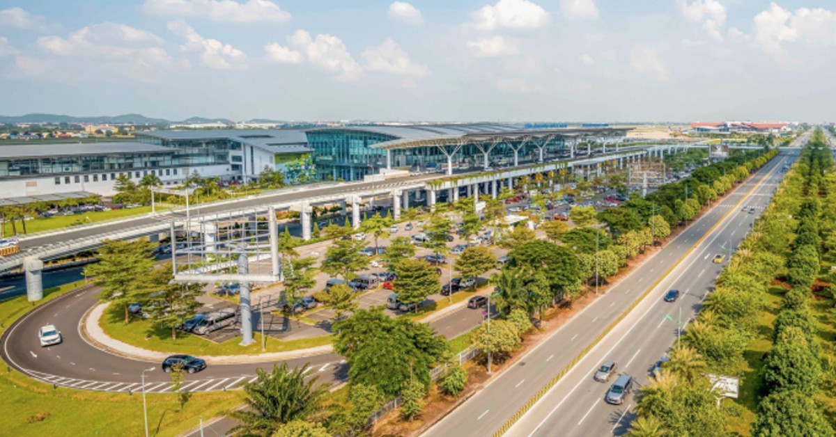 A view of the T2 international terminal at Noi Bai Airport in Hanoi. Photo by VnExpress/Giang Huy